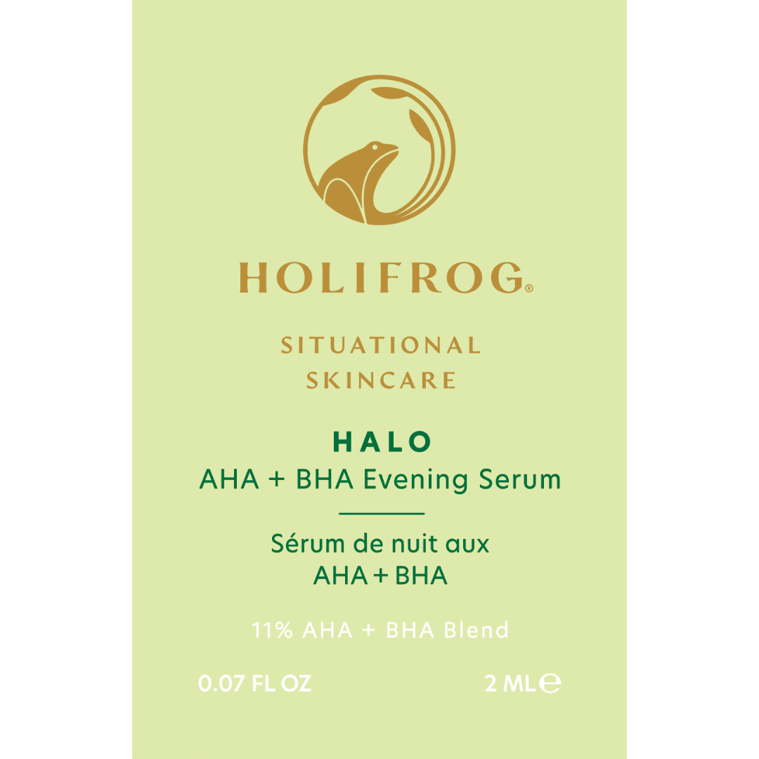Halo AHA + BHA Evening Serum Sample Sample IDF 